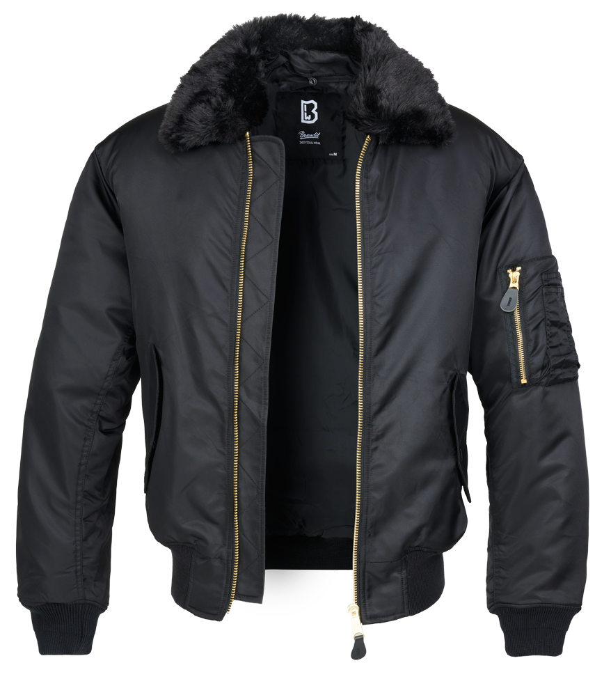 MA-2 Bomber Jacket with Faux Fur Collar