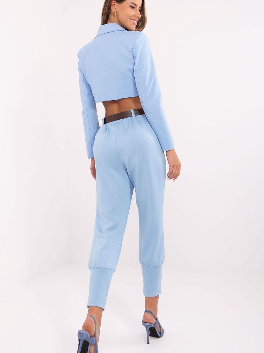 Casual Chic High-Waist Sweatpants – Elegant Women's Trousers-2