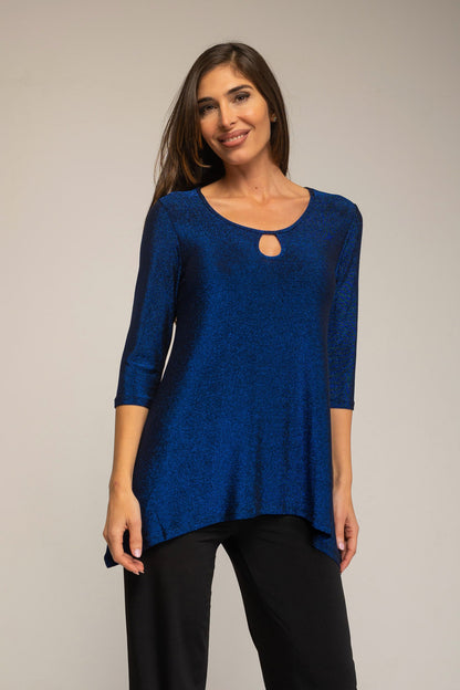 Elegant Asymmetrical Tunic Top