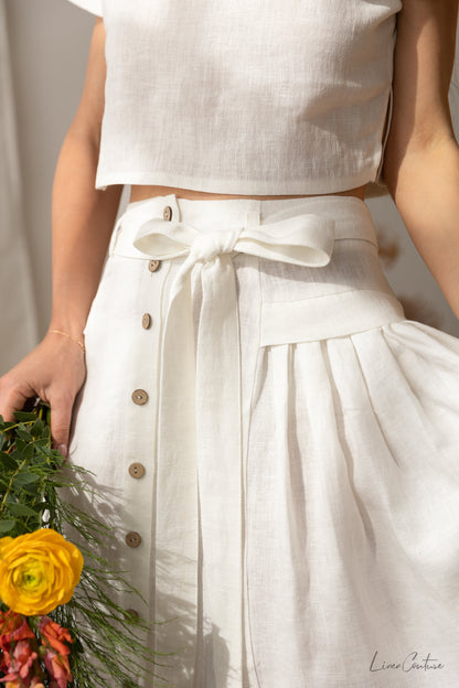 Taormina Linen Crop Set