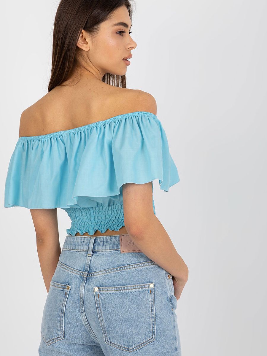Lakerta Off-Shoulder Boho Blouse – Light Cotton Summer Top-2