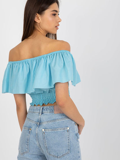 Lakerta Off-Shoulder Boho Blouse – Light Cotton Summer Top-2