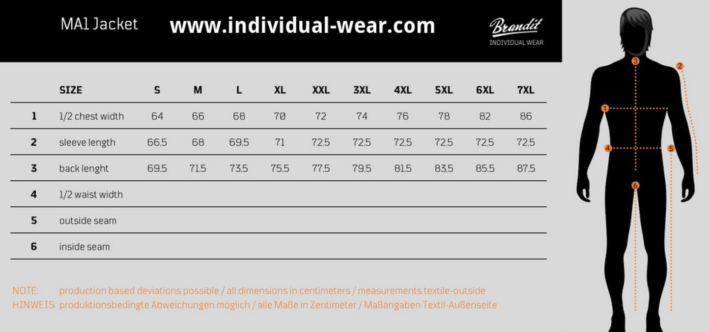 Men's Classic MA-1 Bomber Jacket