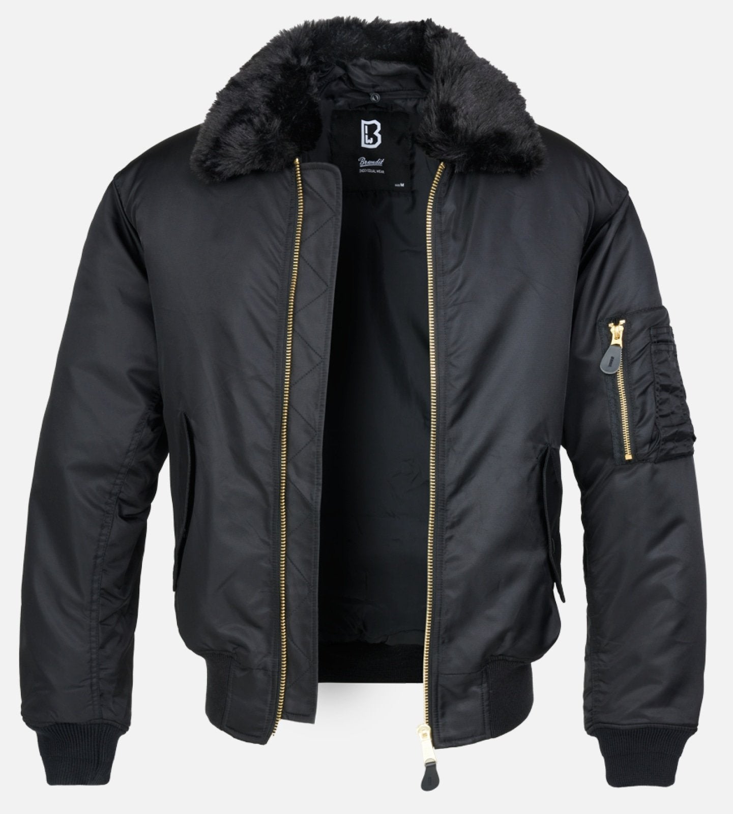 MA-2 Bomber Jacket with Faux Fur Collar