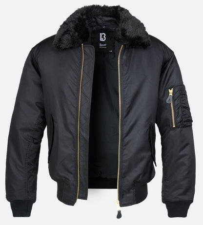 MA-2 Bomber Jacket with Faux Fur Collar