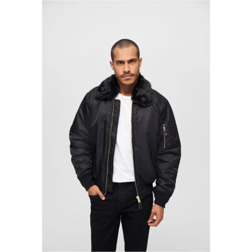 MA-2 Bomber Jacket with Faux Fur Collar