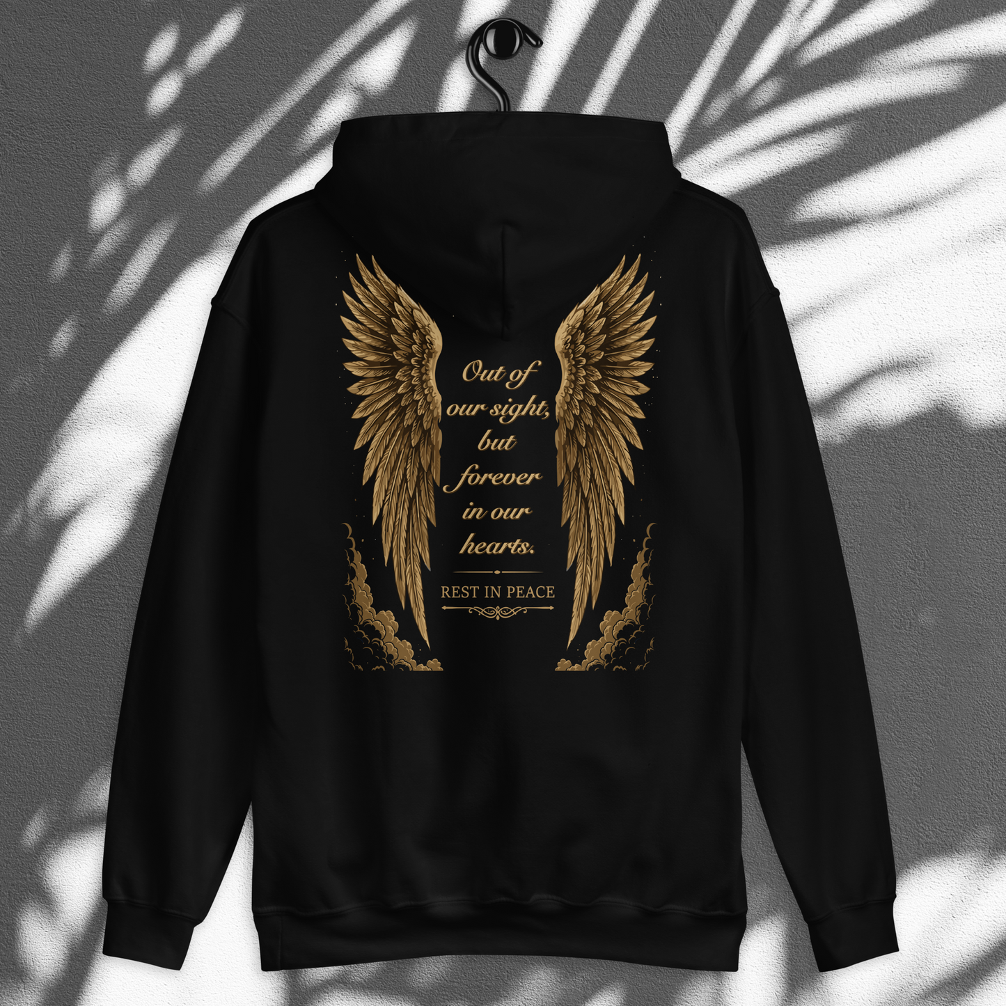Out of Sight (black & gold) - Hoodie