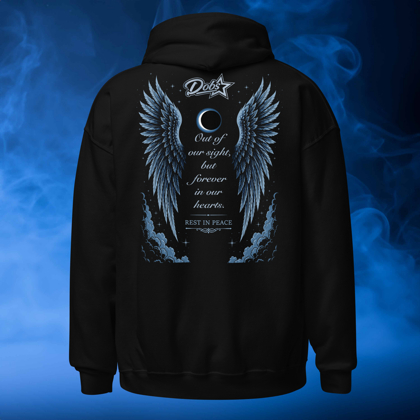 Out of Sight (silver blue) - Hoodie