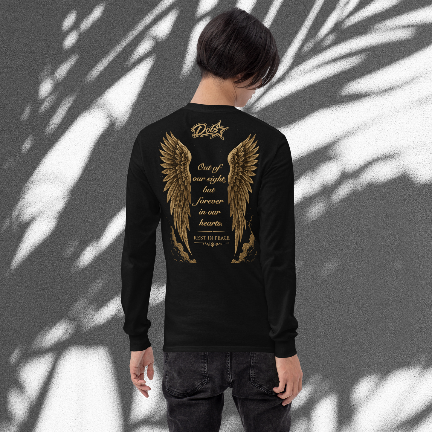Out of Sight (black & gold) - Longsleeve Shirt