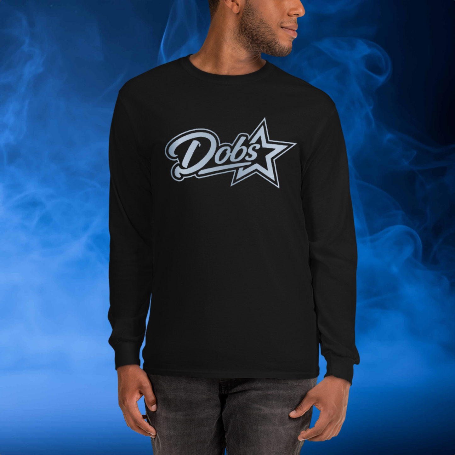 Out of Sight (silver blue) - Longsleeve Shirt