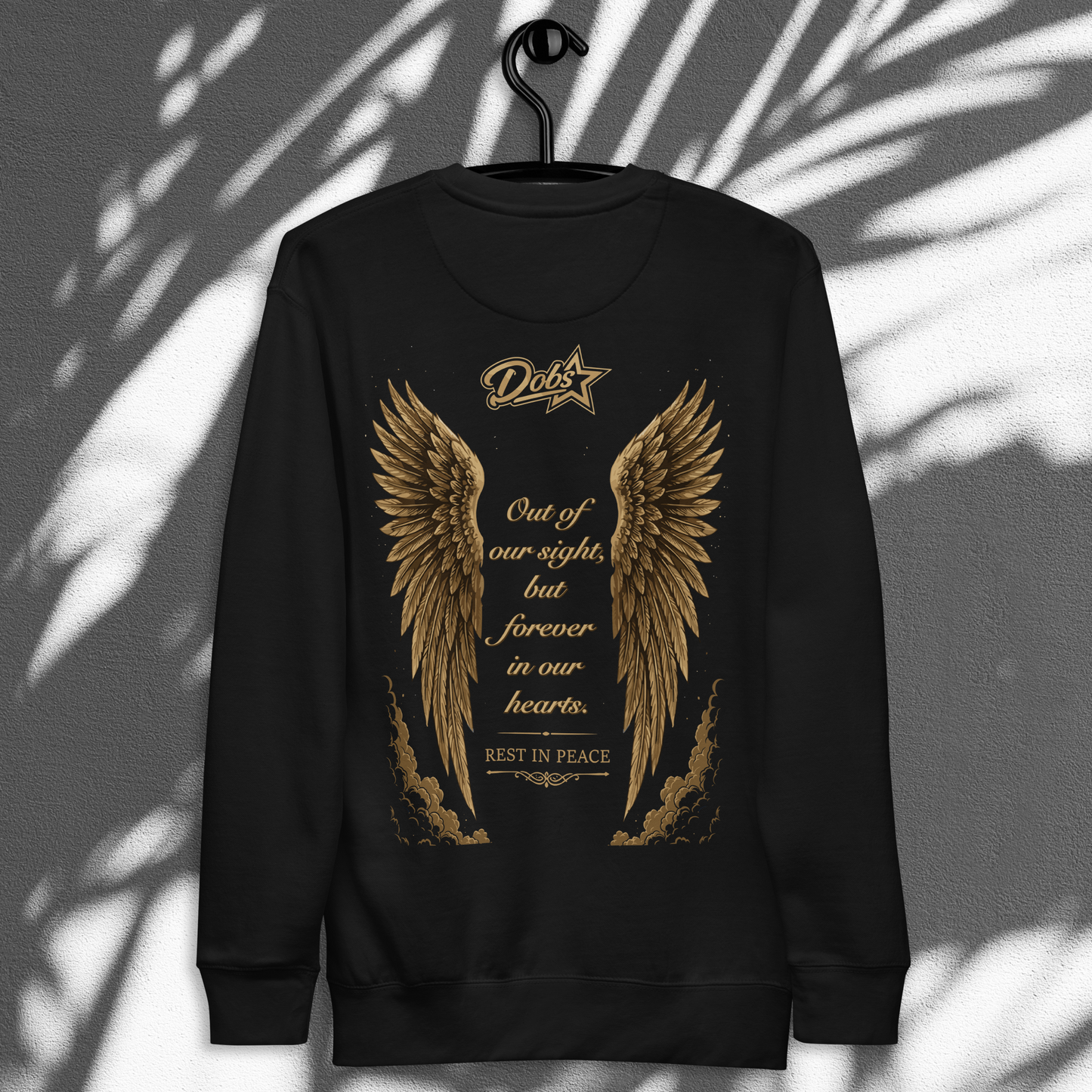 Out of Sight (black & gold) Sweatshirt