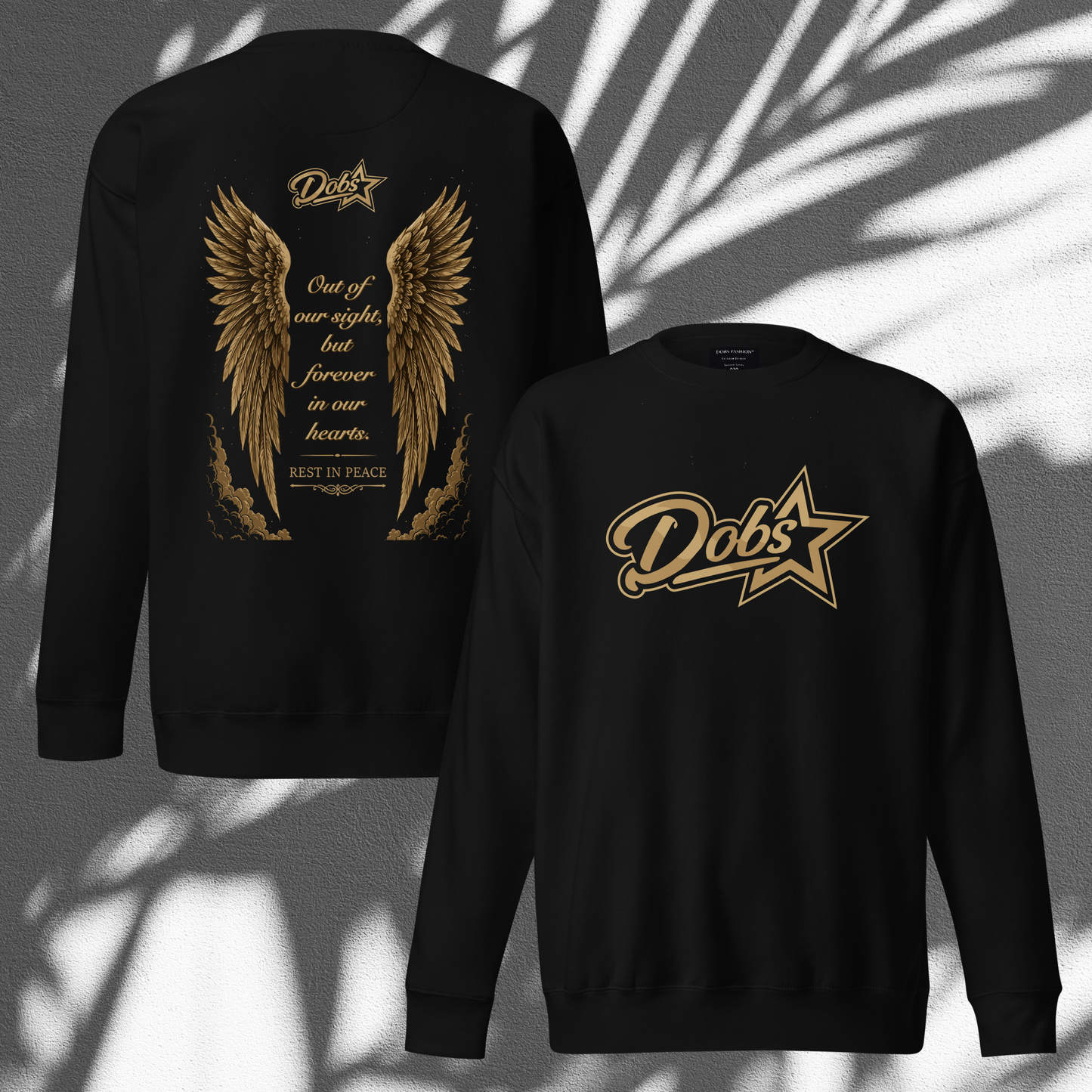 Out of Sight (black & gold) Sweatshirt